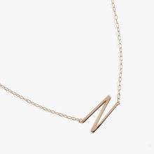 Load image into Gallery viewer, Initial N Precious Elongated Necklace