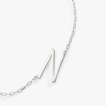 Load image into Gallery viewer, Initial N Precious Elongated Necklace
