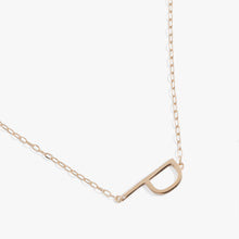 Load image into Gallery viewer, Initial P Precious Elongated Necklace
