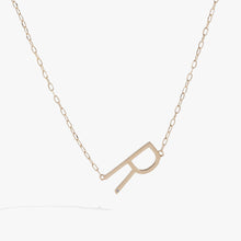 Load image into Gallery viewer, Initial R Precious Elongated Necklace
