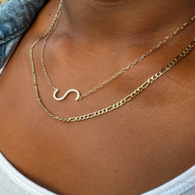 Load image into Gallery viewer, Initial S Precious Elongated Necklace