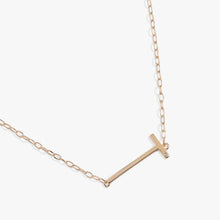 Load image into Gallery viewer, Initial T Precious Elongated Necklace