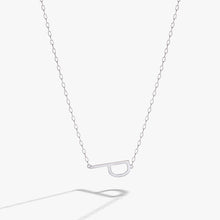 Load image into Gallery viewer, Initial P Precious Elongated Necklace