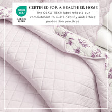 Load image into Gallery viewer, Floral Print &amp; Scallopeded Edge Cotton Quilt Set - Sandie Collection