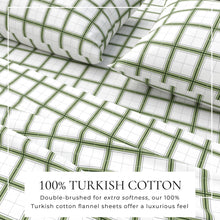 Load image into Gallery viewer, Turkish Cotton Flannel Sheet Set - Plaid &amp; Stripe Collection