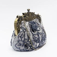 Load image into Gallery viewer, Embroidered Rose with Sequins Beads Evening Clutch Bag (MAC291)