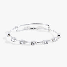 Load image into Gallery viewer, April Birthstone Emerald Cut Bangle