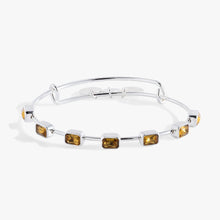 Load image into Gallery viewer, November Birthstone Emerald Cut Bangle