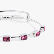 Load image into Gallery viewer, October Birthstone Emerald Cut Bangle