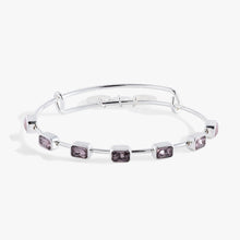 Load image into Gallery viewer, June Birthstone Emerald Cut Bangle