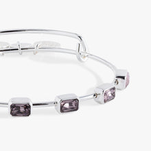 Load image into Gallery viewer, June Birthstone Emerald Cut Bangle