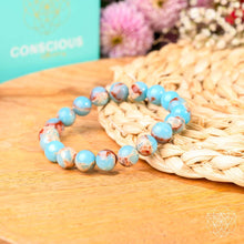 Load image into Gallery viewer, Empath’s Shield - Aqua Terra Jasper Bracelet