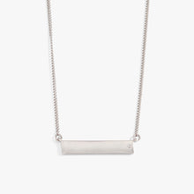 Load image into Gallery viewer, Bar Necklace with Crystal Accent