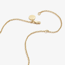 Load image into Gallery viewer, Small Circle Charm Necklace, 19''