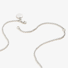Load image into Gallery viewer, Small Circle Charm Necklace, 19''