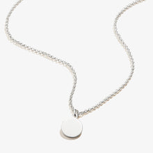 Load image into Gallery viewer, Small Circle Charm Necklace, 19''