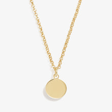 Load image into Gallery viewer, Small Circle Charm Necklace, 19''