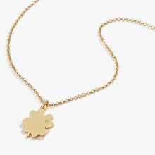 Load image into Gallery viewer, Four-Leaf Clover Necklace, 21"