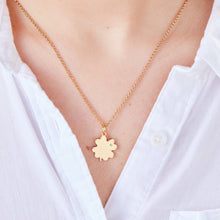 Load image into Gallery viewer, Four-Leaf Clover Necklace, 21"