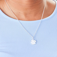 Load image into Gallery viewer, Four-Leaf Clover Necklace, 21"