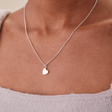 Load image into Gallery viewer, Small Heart Charm Necklace, 19''