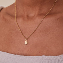 Load image into Gallery viewer, Small Heart Charm Necklace, 19''