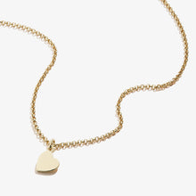 Load image into Gallery viewer, Small Heart Charm Necklace, 19''