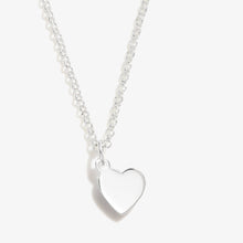 Load image into Gallery viewer, Small Heart Charm Necklace, 19''