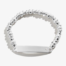Load image into Gallery viewer, Inline Bar Stretch Bracelet with Crystal Accent
