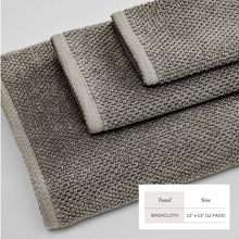 Load image into Gallery viewer, Cotton Textured Bath Towel Set - Acacia Collection