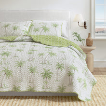 Load image into Gallery viewer, West Palm Trees Coastal Quilt Set - Coronado Collection