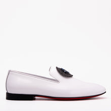 Load image into Gallery viewer, The Pombe White Patent Leather Dress Slip-on Loafer Men Shoe