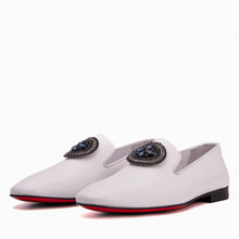 Load image into Gallery viewer, The Pombe White Patent Leather Dress Slip-on Loafer Men Shoe