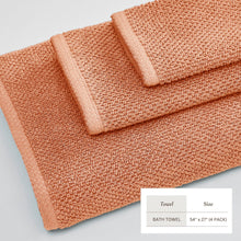 Load image into Gallery viewer, Cotton Textured Bath Towel Set - Acacia Collection