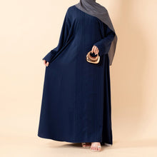 Load image into Gallery viewer, Serene Pleated Georgette Abaya Loose Full-Length Modest Style (MA254)