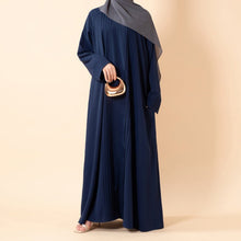 Load image into Gallery viewer, Serene Pleated Georgette Abaya Loose Full-Length Modest Style (MA254)