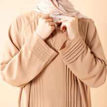 Load image into Gallery viewer, Serene Pleated Georgette Abaya Loose Full-Length Modest Style (MA254)