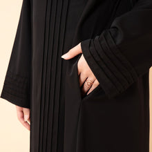 Load image into Gallery viewer, Serene Pleated Georgette Abaya Loose Full-Length Modest Style (MA254)