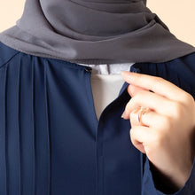 Load image into Gallery viewer, Serene Pleated Georgette Abaya Loose Full-Length Modest Style (MA254)
