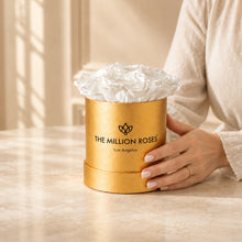 Load image into Gallery viewer, Essence Gold Box | White Roses