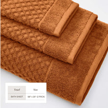 Load image into Gallery viewer, Cotton Diamond Waffle Weave Bath Towel Set - Grayson Collection