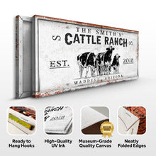 Load image into Gallery viewer, Branded Cattle Ranch Sign V