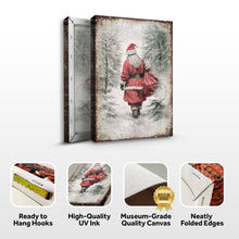 Load image into Gallery viewer, Vintage Christmas Santa Claus Wall Art V