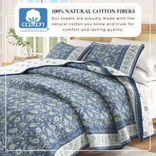 Load image into Gallery viewer, Floral Boho Printed Cotton Quilt Set - Indira Collection