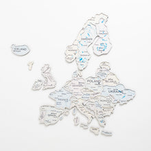 Load image into Gallery viewer, Europe Photo Map Pastel