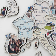 Load image into Gallery viewer, Europe Photo Map Pastel