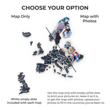 Load image into Gallery viewer, Europe Photo Map Midnight