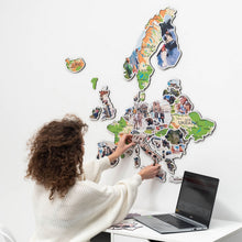 Load image into Gallery viewer, Europe Photo Map Physical