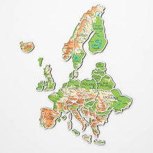 Load image into Gallery viewer, Europe Photo Map Physical
