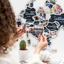 Load image into Gallery viewer, Europe Photo Map Midnight